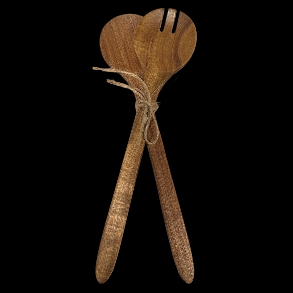 [ 3 FOR $20 ] WOODEN SERVING UTENSILS SET
